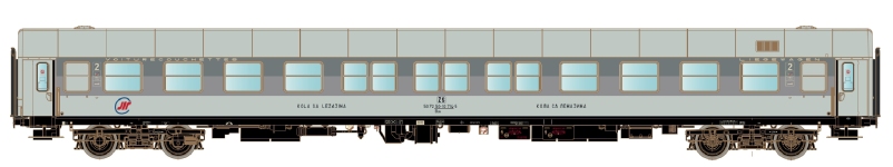 L.S. Models LS48071AC - H0 - Liegewagen Bctm 257, JŽ, Ep. V-VI - AC
